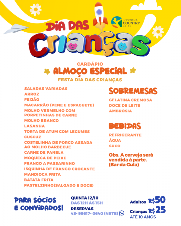 cardápio restaurante